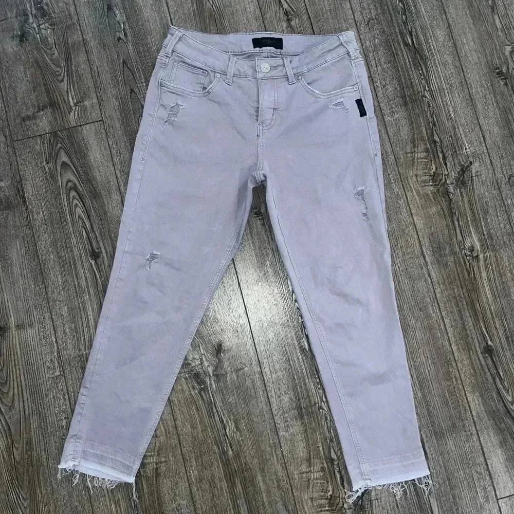 Light purple Avery skinny crop jeans by silver size 29 - Picture 2 of 3